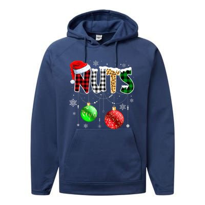 Christmas Matching Couple Family Chestnuts Performance Fleece Hoodie