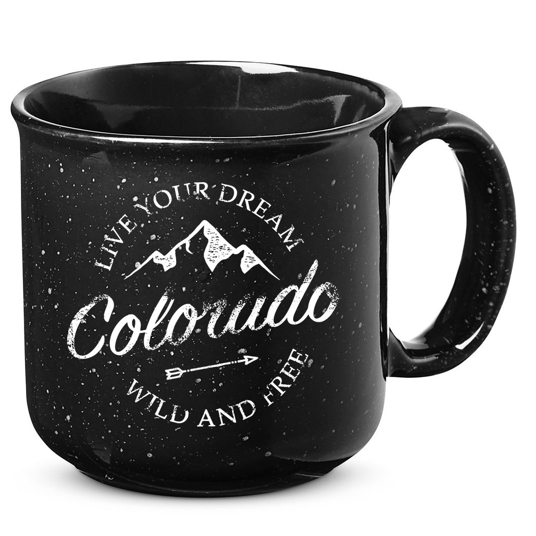 Colorado Mountains 15oz Campfire Ceramic Mug