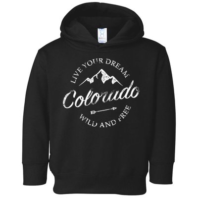Colorado Mountains Toddler Hoodie