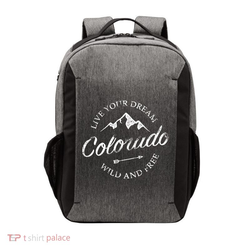 Colorado Mountains Vector Backpack
