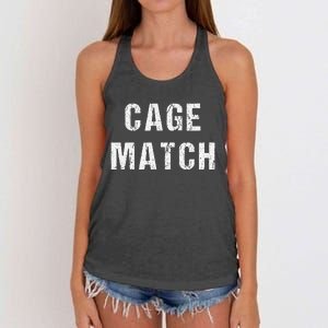 Cage Match Women's Knotted Racerback Tank