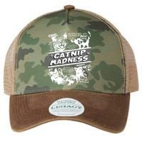 Catnip Madness Cute Kitten Funny Cat Pet Humor Legacy Tie Dye Trucker Hat