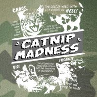 Catnip Madness Cute Kitten Funny Cat Pet Humor Legacy Tie Dye Trucker Hat