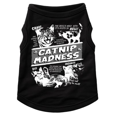 Catnip Madness Cute Kitten Funny Cat Pet Humor Doggie Tank