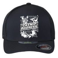 Catnip Madness Cute Kitten Funny Cat Pet Humor Flexfit Unipanel Trucker Cap