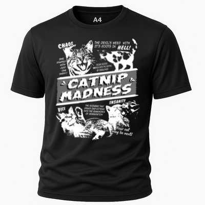 Catnip Madness Cute Kitten Funny Cat Pet Humor Performance Shirt