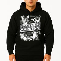 Catnip Madness Cute Kitten Funny Cat Pet Humor Hoodie