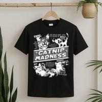 Catnip Madness Cute Kitten Funny Cat Pet Humor T-Shirt