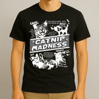 Catnip Madness Cute Kitten Funny Cat Pet Humor T-Shirt