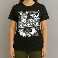 Catnip Madness Cute Kitten Funny Cat Pet Humor T-Shirt