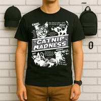 Catnip Madness Cute Kitten Funny Cat Pet Humor T-Shirt