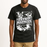 Catnip Madness Cute Kitten Funny Cat Pet Humor Tall T-Shirt