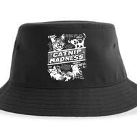 Catnip Madness Cute Kitten Funny Cat Pet Humor Sustainable Bucket Hat