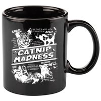 Catnip Madness Cute Kitten Funny Cat Pet Humor 11oz C Handle Ceramic Mug