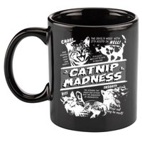 Catnip Madness Cute Kitten Funny Cat Pet Humor 11oz C Handle Ceramic Mug