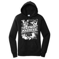 Catnip Madness Cute Kitten Funny Cat Pet Humor Women's Pullover Hoodie