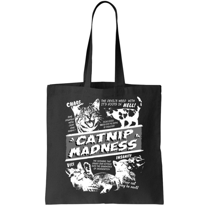 Catnip Madness Cute Kitten Funny Cat Pet Humor Bag