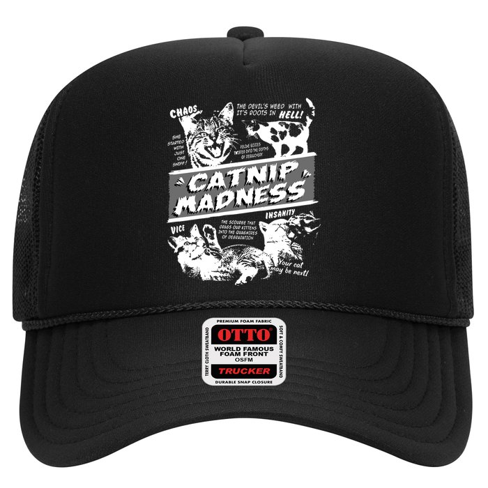 Catnip Madness Cute Kitten Funny Cat Pet Humor Hat