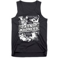 Catnip Madness Cute Kitten Funny Cat Pet Humor Tank Top