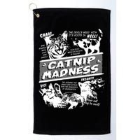 Catnip Madness Cute Kitten Funny Cat Pet Humor Golf Towel