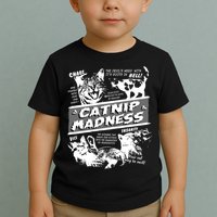 Catnip Madness Cute Kitten Funny Cat Pet Humor Toddler T-Shirt