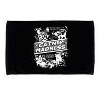 Catnip Madness Cute Kitten Funny Cat Pet Humor Microfiber Hand Towel