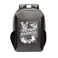 Catnip Madness Cute Kitten Funny Cat Pet Humor Vector Backpack