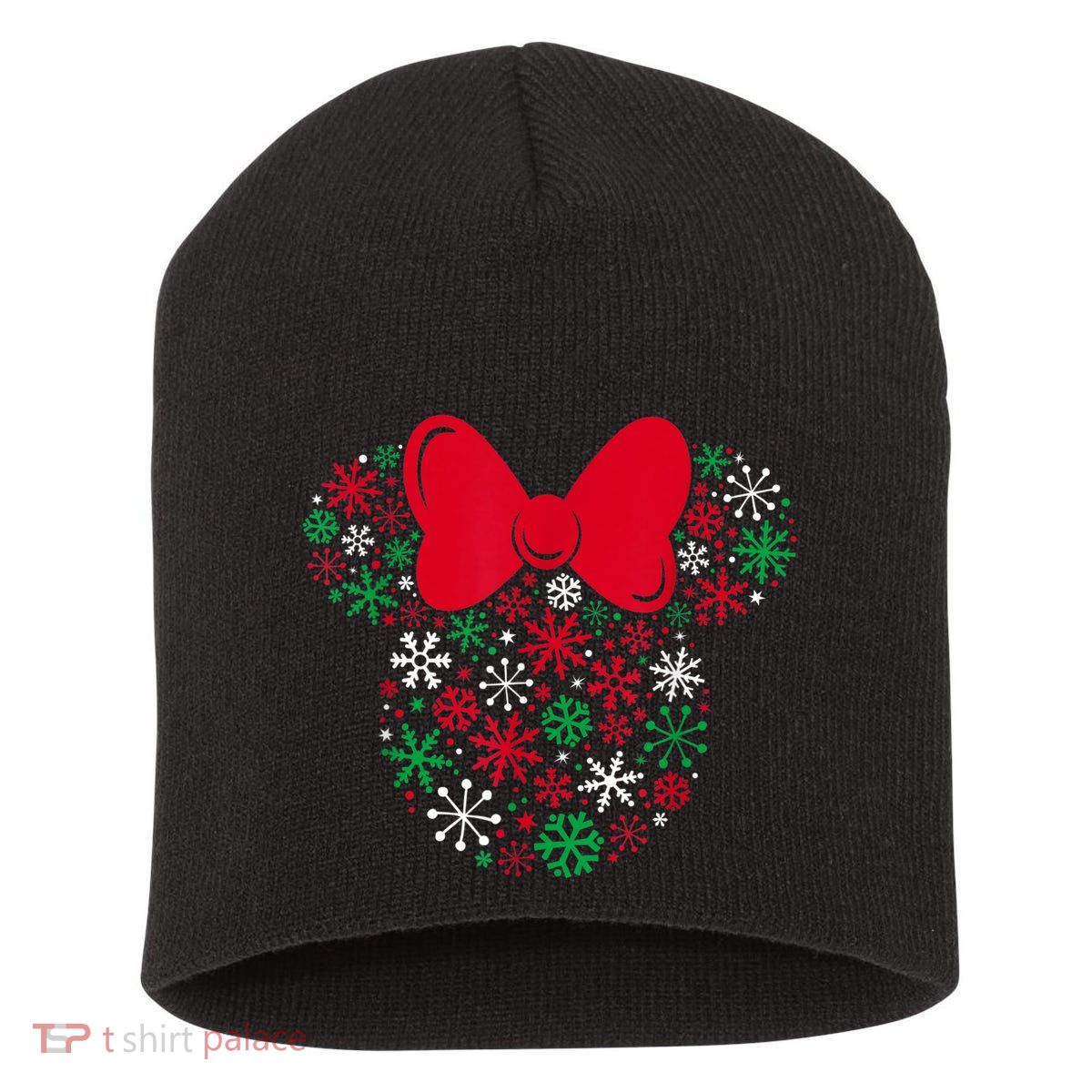 Christmas Mickey Short Acrylic Beanie