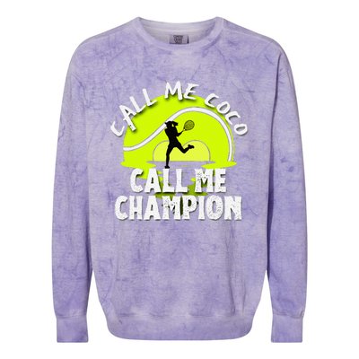 Call Me Coco Call Me Champion Colorblast Crewneck Sweatshirt