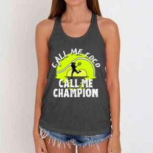 Call Me Coco Call Me Champion Women's Knotted Racerback Tank