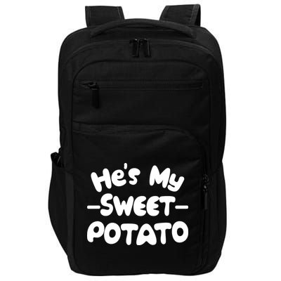 Cute Matching Couples He's My Sweet Potato Impact Tech Backpack