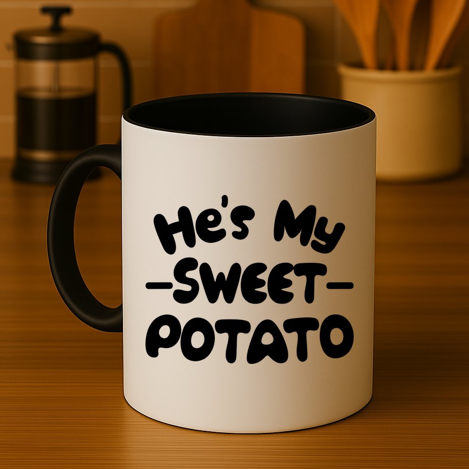 Cute Matching Couples He's My Sweet Potato Mug