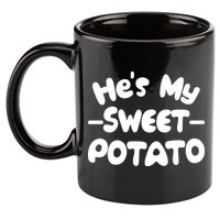 Cute Matching Couples He's My Sweet Potato 11oz C Handle Ceramic Mug