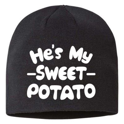 Cute Matching Couples He's My Sweet Potato Sustainable Beanie