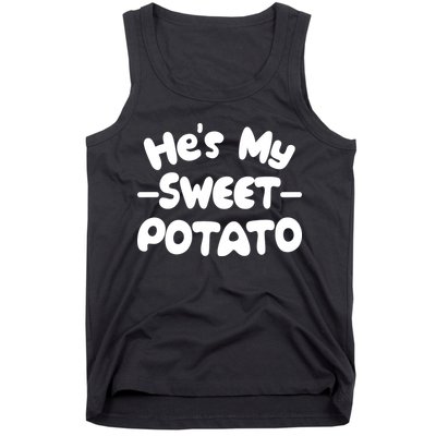 Cute Matching Couples He's My Sweet Potato Tank Top