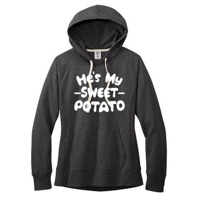 Cute Matching Couples He's My Sweet Potato Women's Fleece Hoodie