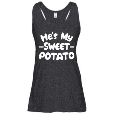 Cute Matching Couples He's My Sweet Potato Ladies Essential Flowy Tank
