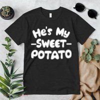 Cute Matching Couples He's My Sweet Potato Premium T-Shirt