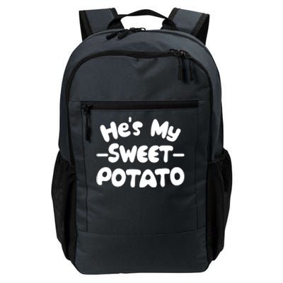 Cute Matching Couples He's My Sweet Potato Daily Commute Backpack