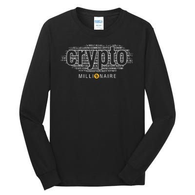 Crypto Millionaire Tall Long Sleeve T-Shirt