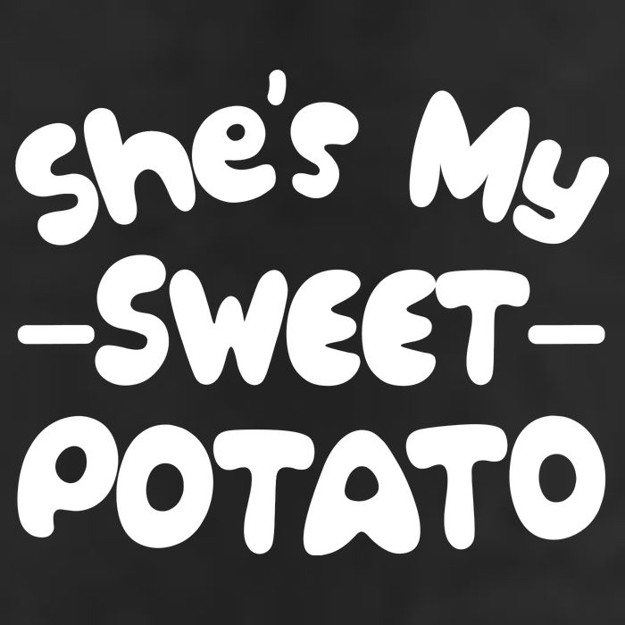 Cute Matching Couples She's My Sweet Potato 7 Panel Mesh Trucker Snapback Hat