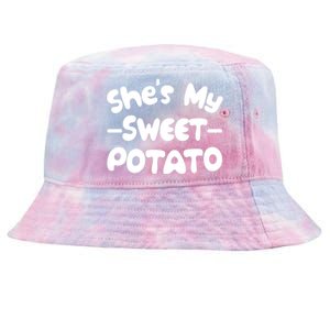 Cute Matching Couples She's My Sweet Potato Tie-Dyed Bucket Hat