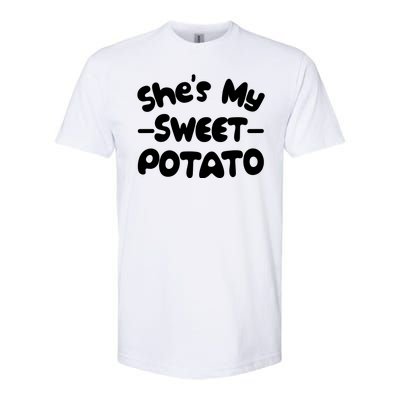 Cute Matching Couples She's My Sweet Potato Softstyle® CVC T-Shirt