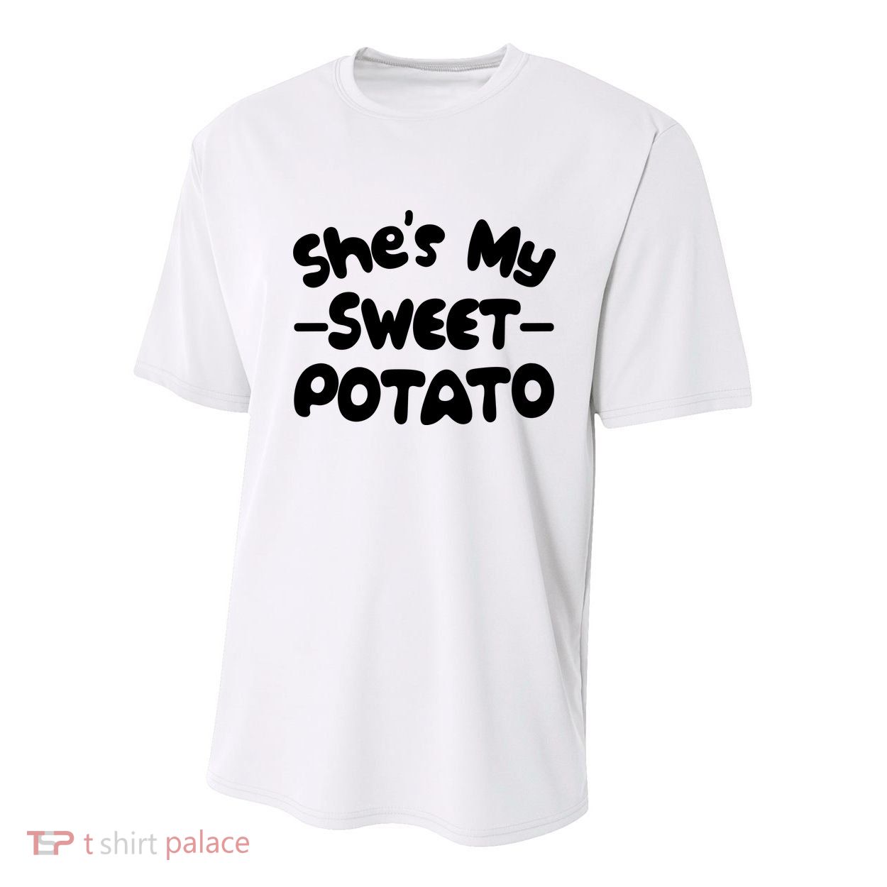 Cute Matching Couples She's My Sweet Potato Youth Performance Sprint T-Shirt