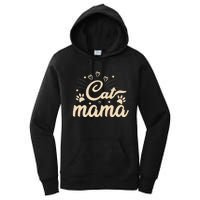 Cat Mama Cat Mom Funny Cat Paw Classic Women's Pullover Hoodie