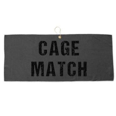 Cage Match Large Microfiber Waffle Golf Towel