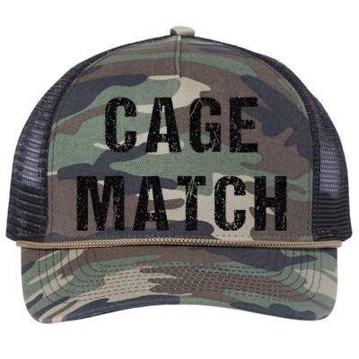 Cage Match Retro Rope Trucker Hat Cap