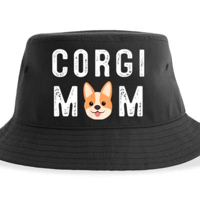 Corgi Mom Sustainable Bucket Hat