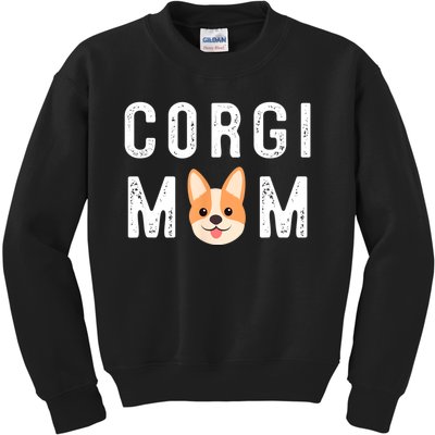 Corgi Mom Kids Sweatshirt