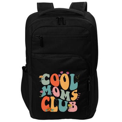 Cool Moms Club Retro Groovy Mom Life Mama Happy MotherS Day Impact Tech Backpack